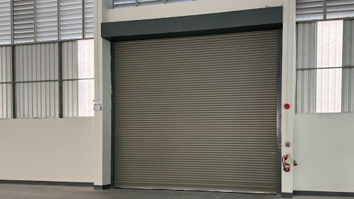 An insulated garage door