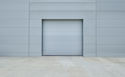 Exterior shot of a commercial door